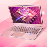 Laptop delgada rosa