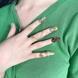 Nuevo anillo de anime para decoraci¨®n de u?as.