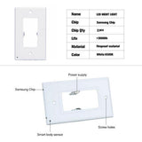 Panel de pared de salida con luz nocturna LED - Para el pasillo del dormitorio