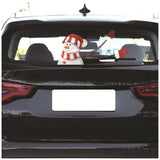 Etiqueta Engomada Del Coche De Santa