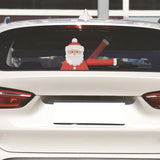 Etiqueta Engomada Del Coche De Santa
