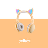 Multiple Color LED Cat Ear Fold Headphones