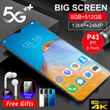 Tel¨¦fono inteligente de pantalla grande P43pro
