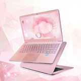 Laptop delgada rosa