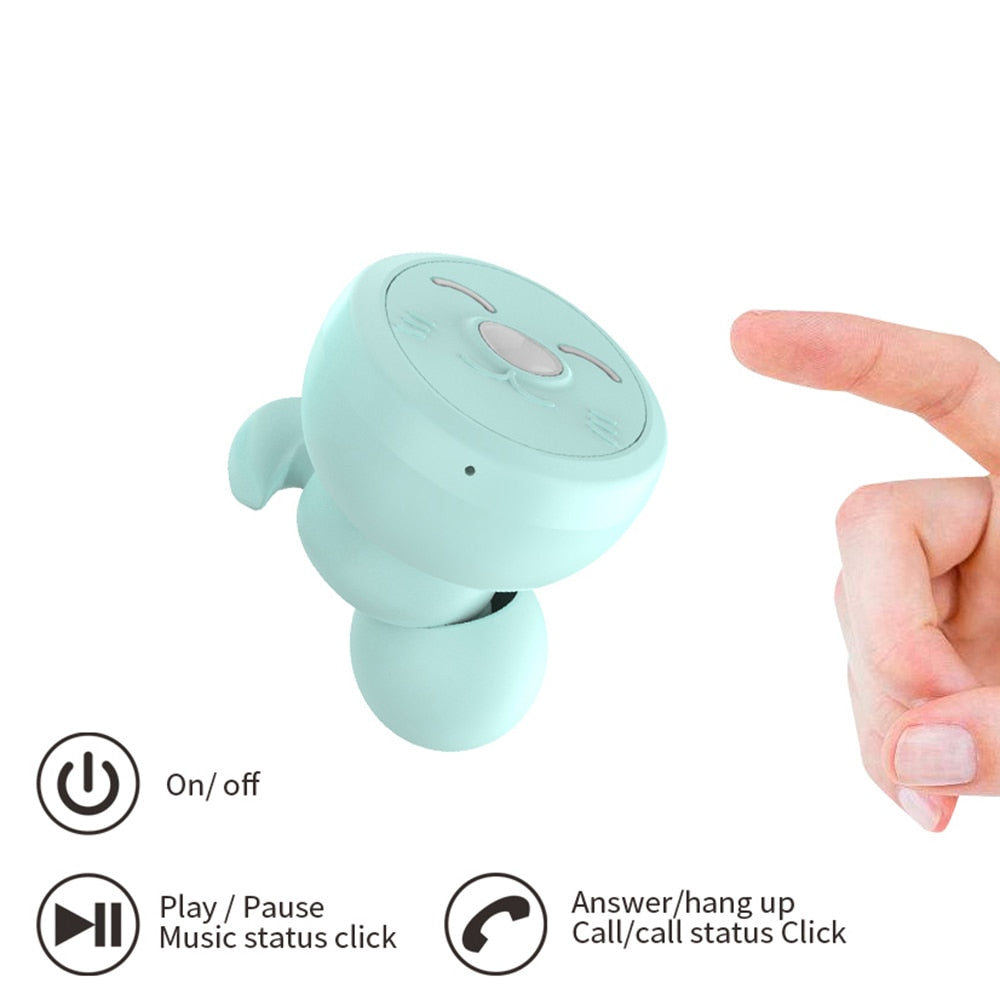 Cute Wireless Earphone Bluetooth 5.0 Headset