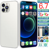 Tel¨¦fono inteligente Android i12promax de 6,7 pulgadas