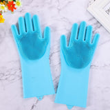 Guantes de cocina Guantes de limpieza de silicona Guantes m¨¢gicos de silicona para lavar platos