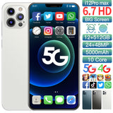 Tel¨¦fono inteligente Android i12promax de 6,7 pulgadas