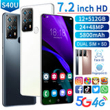 S40U 12+512GB Tel¨¦fono inteligente Android de 7.2 pulgadas