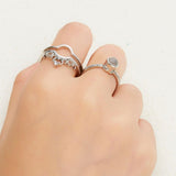 Magia 2 en 1 plegable anillo retr¨¢ctil pulsera damas anillo joyer¨ªa regalo
