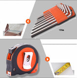 conjunto de herramientas de hardware caja de herramientas del hogar