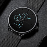 Reloj de negocios negro Reloj cl¨¢sico de lujo