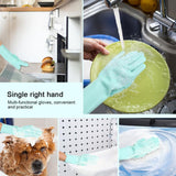 Guantes de cocina Guantes de limpieza de silicona Guantes m¨¢gicos de silicona para lavar platos