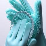 Guantes de cocina Guantes de limpieza de silicona Guantes m¨¢gicos de silicona para lavar platos