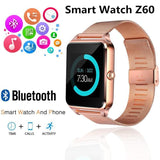 Z60 Smart Watch Bluetooth Sport Music Multifunction Steel Strap Smartwatch