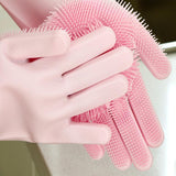 Guantes de cocina Guantes de limpieza de silicona Guantes m¨¢gicos de silicona para lavar platos