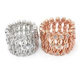 Magia 2 en 1 plegable anillo retr¨¢ctil pulsera damas anillo joyer¨ªa regalo