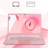 Laptop delgada rosa