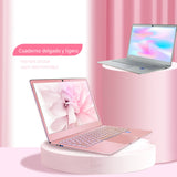 Laptop delgada rosa