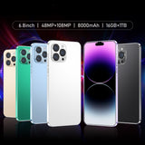i15 Pro Max Tel¨¦fono inteligente HD de 6,8 pulgadas