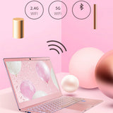 Laptop delgada rosa