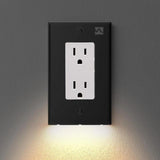 Panel de pared de salida con luz nocturna LED - Para el pasillo del dormitorio
