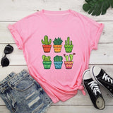Top Con Estampado De Cactus