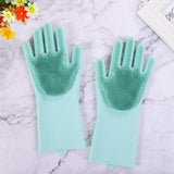Guantes de cocina Guantes de limpieza de silicona Guantes m¨¢gicos de silicona para lavar platos