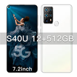 S40U 12+512GB Tel¨¦fono inteligente Android de 7.2 pulgadas