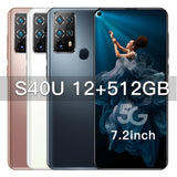 S40U 12+512GB Tel¨¦fono inteligente Android de 7.2 pulgadas
