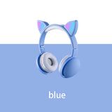 Multiple Color LED Cat Ear Fold Headphones