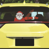 Etiqueta Engomada Del Coche De Santa